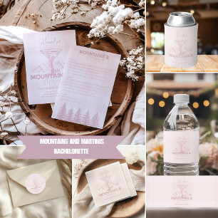 Berge und Martinis Bachelorette Tasche