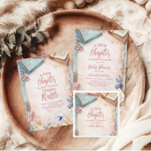 Boho Storybook Baby Shower Pappteller