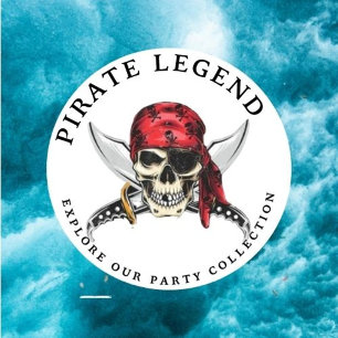 Pirate 50. Geburtstagsparty Einladung