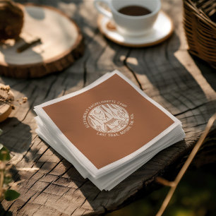 Mountain Camping Weekend Bachelorette Runder Aufkleber