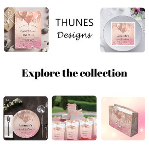 Sweet 16 Rose Goldrot Rosa Glitzer Name Runder Aufkleber