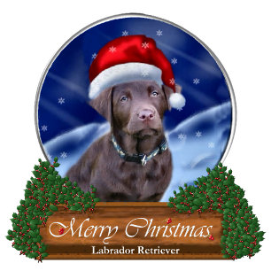 Schokolade Labrador Weihnachtsgeschenke Feiertagskarte