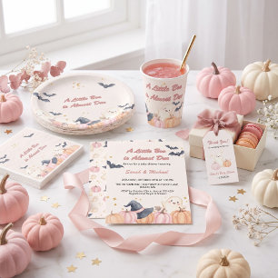 Süße Geister-Baby-Party: Little Boo kommt bald Bab Dankeskarte