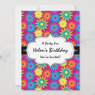 Flower Power Einladungen Zazzle.de