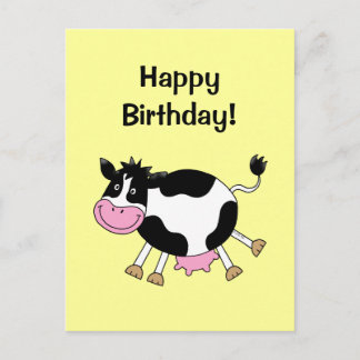 Alles Gute Zum Geburtstag Der Kuh Karten Zazzle.de