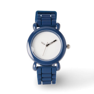 Blaues Silikon Uhr