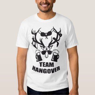 Hirsch Team Hangover Stag Night JGA Party T-Shirt