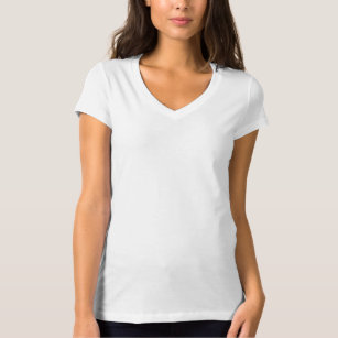 Frauen Bella+Canvas Jersey V-Ausschnitt T-Shirt