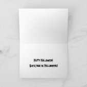 Sveikiname SU Halloween Litauer-Karte Karte (Innenseite)