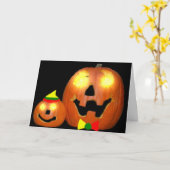 Sveikiname SU Halloween Litauer-Karte Karte (Gelbe Blume)