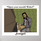 Svengali am Klavier Poster (Vorne)