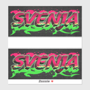 Svenja Vorname Name Graffiti Aufkleber Sticker