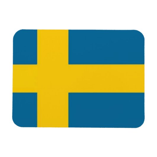 Svenska flaggan magnet (Horizontal)