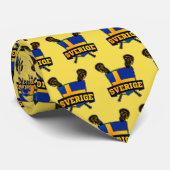 Svenska Schwedische Lacrosse Flag Krawatte (Gerollt)