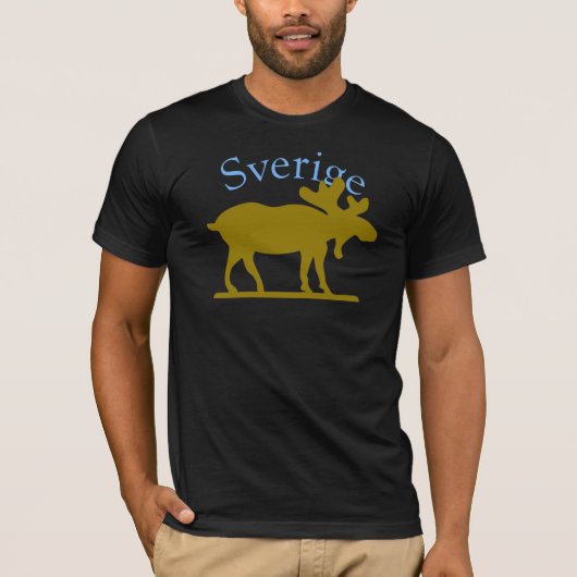 Sverige älg Shirt (Vorderseite)