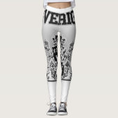 Sverige Emblem Leggings (Vorderseite)