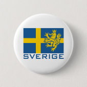 Sverige Flag Button (Vorderseite)