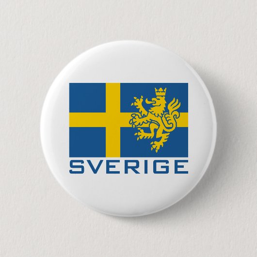 Sverige Flag Button (Vorderseite)