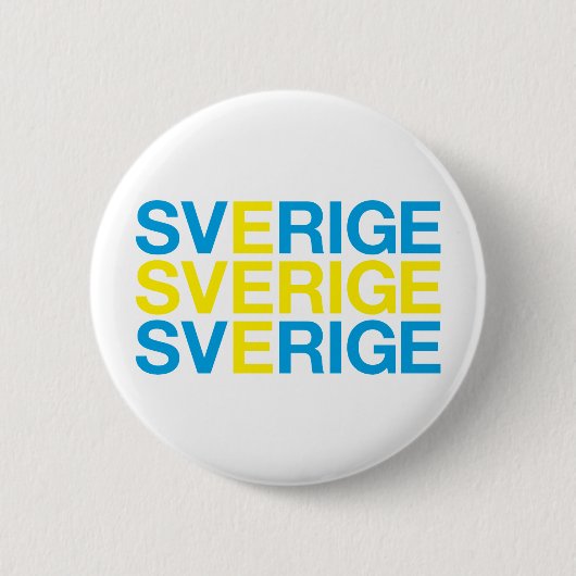 SVERIGE-Flag Button (Vorderseite)