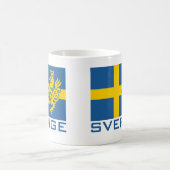 Sverige Flag Kaffeetasse (Mittel)