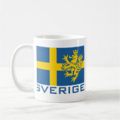 Sverige Flag Kaffeetasse (Links)
