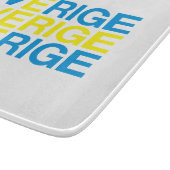 SVERIGE-Flag Schneidebrett (Ecke)