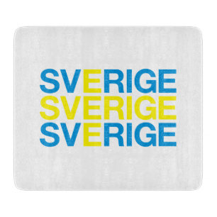 SVERIGE-Flag Schneidebrett