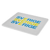 SVERIGE-Flag Schneidebrett (Ecke)