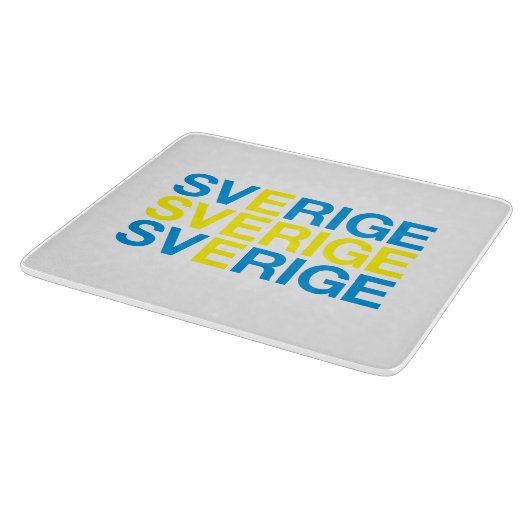 SVERIGE-Flag Schneidebrett (Ecke)