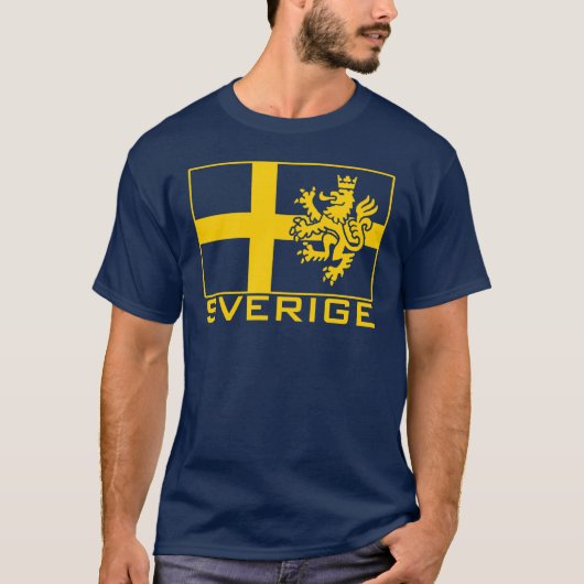 Sverige Flag T-Shirt (Vorderseite)
