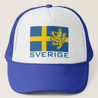 Sverige Flag Truckerkappe