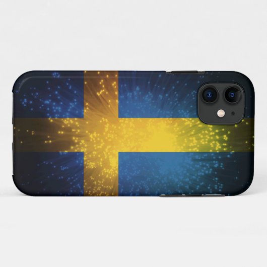 Sverige; Schweden-Flagge Case-Mate iPhone Hülle (Rückseite (Horizontal))