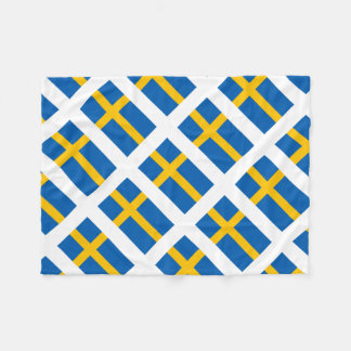 Sverige Schweden Schwede-Flagge Fleecedecke