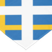 Sverige Schweden Schwede-Flagge Tischdecke (Schrägansicht)