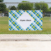 Sverige Svenska harte schwarze Personalisierung Banner (Insitu)