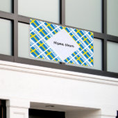 Sverige Svenska harte schwarze Personalisierung Banner (Äußeres Gebäude)