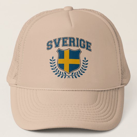 Sverige Truckerkappe (Vorderseite)