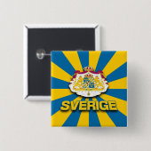Sverige-Wappen Button (Vorne & Hinten)