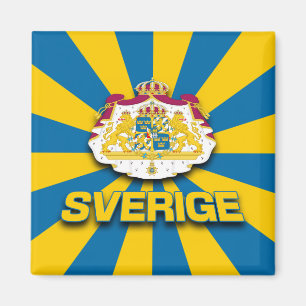 Sverige-Wappen Magnet