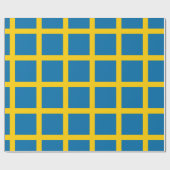 Sveriges Flagga - Flagge von Schweden - Geschenkpapier (Flach)