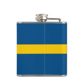 Sveriges Nationaldag Flag zum schwedischen Nationa Flachmann (Rückseite)