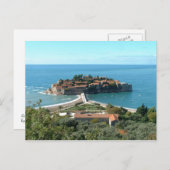 Sveti Stefan Postkarte (Vorne/Hinten)