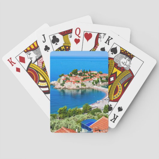 Sveti Stefan Spielkarten (Rückseite)