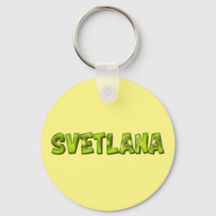 Svetlana Name Kiwi Design Schlüsselanhänger