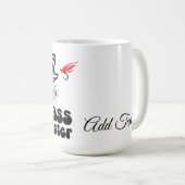 SVG Custom Bass Master fishing Kaffeetasse (VorderseiteRechts)