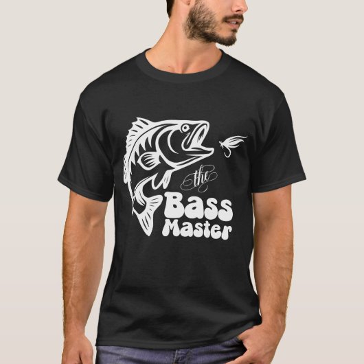 SVG Custom Bass Master fishing T-Shirt (Vorderseite)