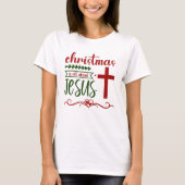 Svg Weihnachtsdesign T-Shirt (Vorderseite)