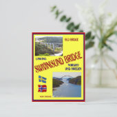 Svinesund Bridge Postkarte (Stehend Vorderseite)