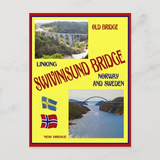 Svinesund Bridge Postkarte (Vorderseite)