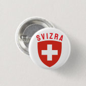 Svizra (Rumänisch-sprechende Schweiz) Button (Vorne & Hinten)